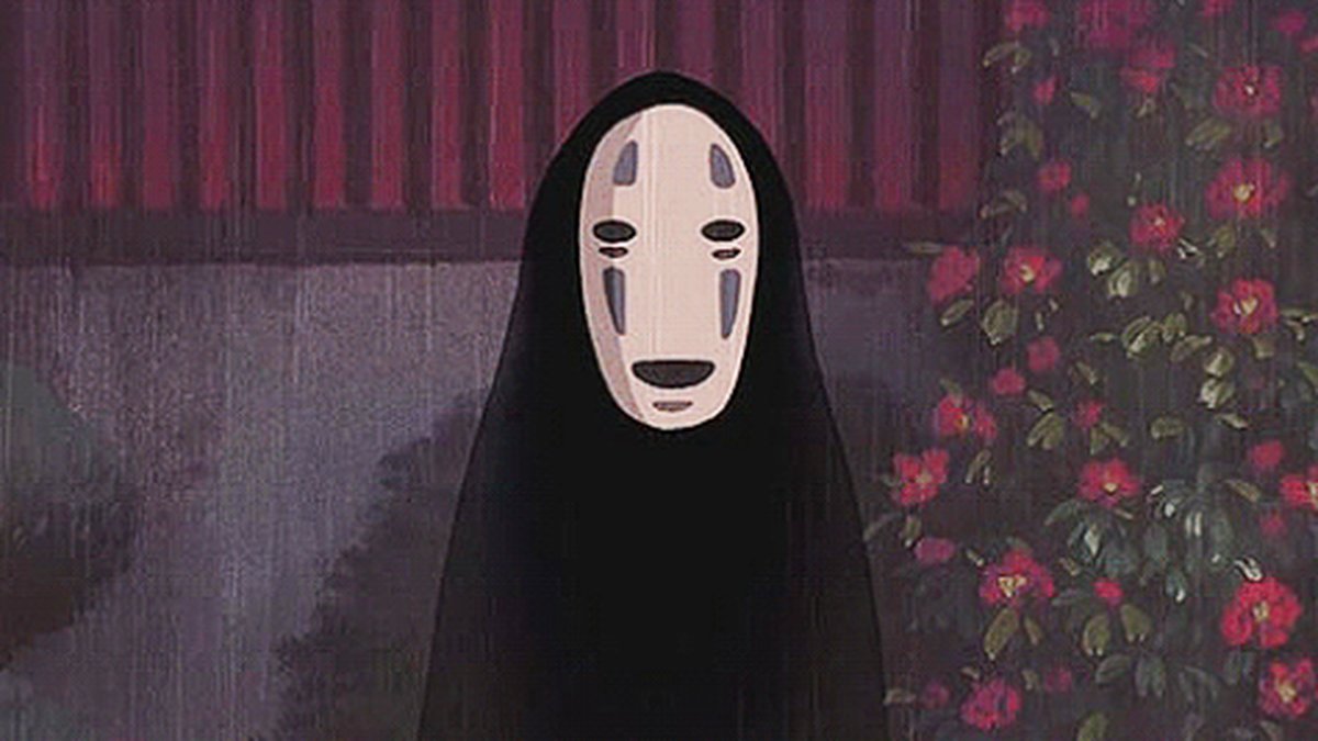 Maskerna var inspirerade av karaktären "No Face".